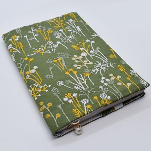 BLBMH 10x7 Fabric Book Covers for Hardcover Paperbacks Bible - Spring - color: Spring