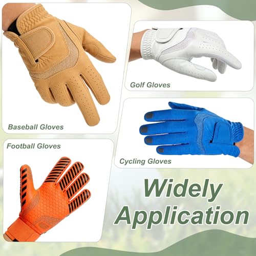 PATIKIL Golf Gloves Stretcher, Plastic Keeper Support Rack Holder Dryer Hanger Frame with Hanging Hook - color: Black/Yellow
