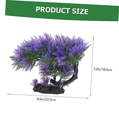 PRETYZOOM Simulated Pine Tree Aquarium Decoration Vivid Model Artificial Tree for Fish Tank Realistic Pine Tank Supply Easy Care Aquarium Decor