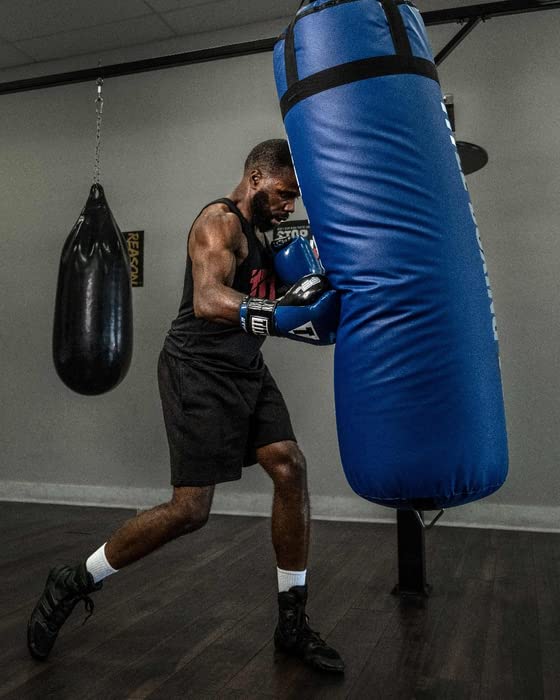 TITLE Boxing Gel Glory Super Bag Gloves 2.0 - Boxing Gloves, Punching Bag Gloves, Kickboxing Gloves, Punching Gloves, Heavy Bag Gloves, Boxing Gloves Men, Boxing Gloves Women, Boxing Equipment - color: Blue/Black, size: 12 oz