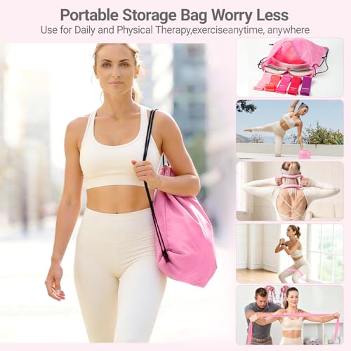Pilates Kit for Home Workouts,Pilates Equipment for Women with 15" Ring | Pilates Ring with Smart Counter & Timer,Pilates Resistance Bands, Ball 9.8" Socks,Core Sliders Pilates Starter Kit for Women