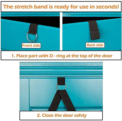 Yoga Stretch Strap - to Improve Leg Stretching - Perfect Home Equipment for Ballet, Dance, Warm upand Gymnastic Exercise - Excellent Gift for Your Friends, Children, and Loved Ones - color: Light Blue