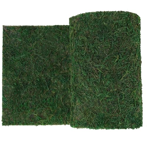 Roll of Green Moss for Fairy Gardens Wedding Other Arts and Crafts (15.3x130cm (6" W x 51" L)) - size: 15.3x130cm (6"W x 51"L )