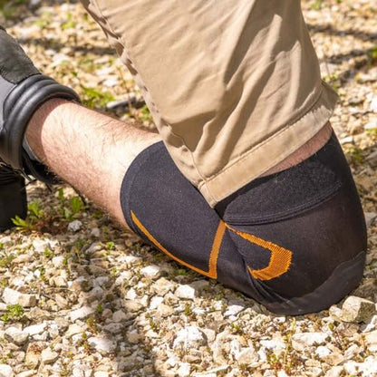 Klein Tools 60624 Knee Pad Compression Sleeve, Knee Support for Construction, Workers and Athletes, Black, L/XL - style: L/XL