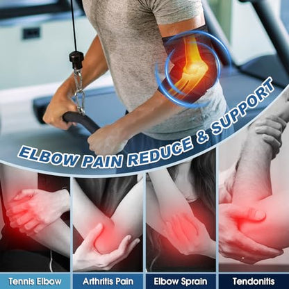 Elbow Brace, Elbow Splint for Cubital Tunnel Brace for Sleeping-Immobilizer for Ulnar Nerve Brace Elbow Pain fit Men & Women - size: One Size