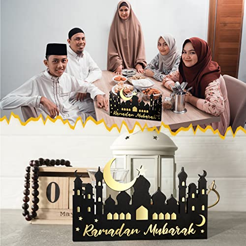 Kathfly Ramadan Mubarak Islamic Table Centerpiece Home Decor Eid Ramadan Mubarak Decor Islamic Home Art Muslim Gift