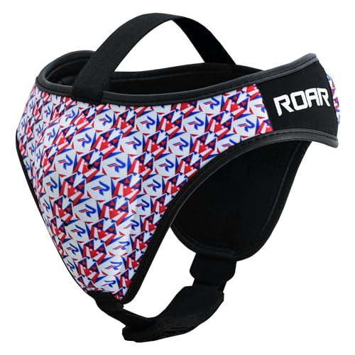 ROAR-INT Wrestling Headgear Men BJJ Ear Guard Protection MMA Grappling Cauliflower Helmet - color: Roar (Pack-1)