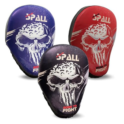 Curved Boxing Pads - Boxing Mitts and Punch Pads, Muay Thai MMA Focus Boxing Mitts Suitable for Boxing, Kickboxing, Karate, and Martial Arts - color: BTF-Blue