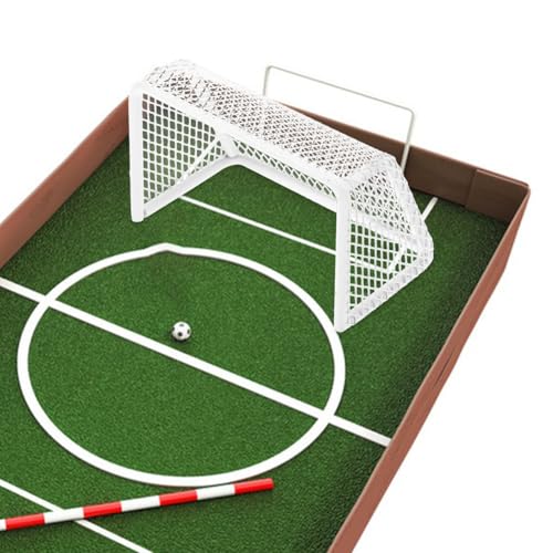 TOYANDONA Miniature Soccer Goal for Dollhouse Convenient Portable Sports Equipment Motor Skills Realistic Design for Indoor Play and Fish Tank Games