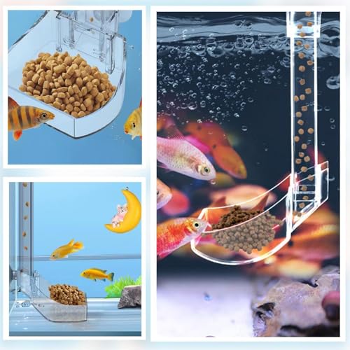 Aquarium Feeding Tube Clear Transparent Shrimp Feeder Tube Tray Food Kit | Feeding Tube Aquarium Fish Feeder Kit for Fish Tank - size: 28CM feeding tube + cleaning brush + feed spoon