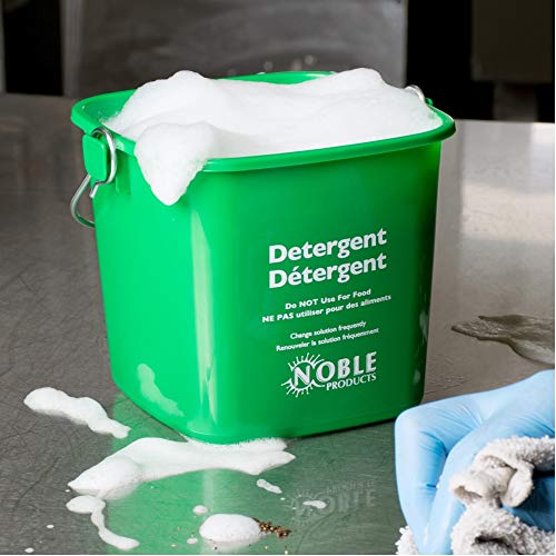 KP97RDNBL/KP97GNNBL Square Pail for Cleaning, Detergent and Sanitizing, 3quart, Small, Red and Green, Set of 2 - size: 2 Count (Pack of 1)