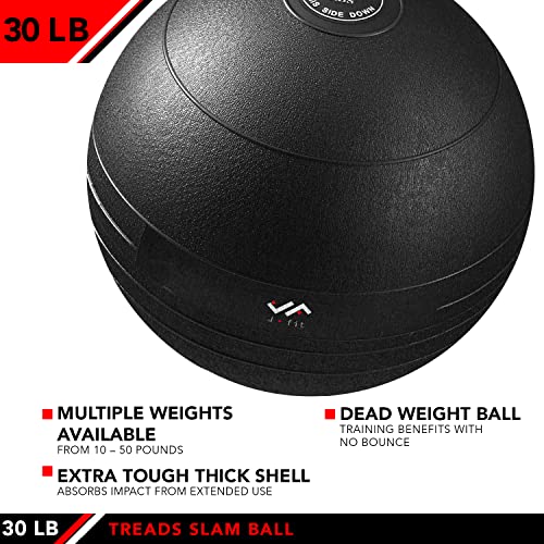 JFIT JFIT Slam Ball - color: Classic Black, size: 30 LB