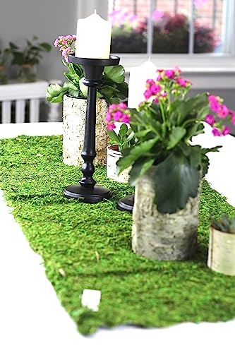 Preserved Moss Runner and Mats (18in x 48in Runner) - color: 18in X 48in Runner