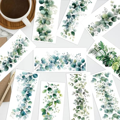 arricraft 10 Sheets Olive Leaves Theme UV DTF Cup Wrap for 16OZ Glass, Grassy Clumps Rub on Decals PVC Transfer Stickers for DIY Cups Window Home Printing Decoration 24x11cm/9.4x4.3inch - style: Olive Leaves Theme