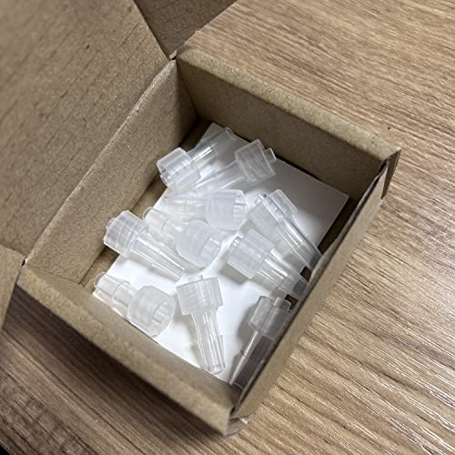 MEETOOT 10pcs Male Luer Lock 3/16" Polypropylene Hose Barb Adapter for Laboratory Biochemical/Analytical Instruments, Food Machinery and Aquarium Equipment - size: 3/16Inch