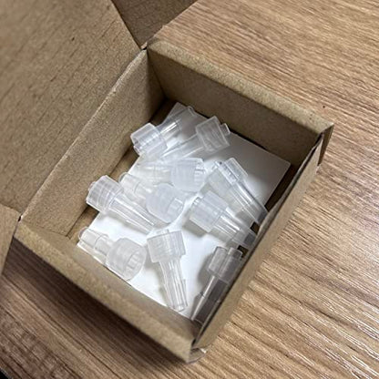MEETOOT 10pcs Male Luer Lock 3/16" Polypropylene Hose Barb Adapter for Laboratory Biochemical/Analytical Instruments, Food Machinery and Aquarium Equipment - size: 3/16Inch
