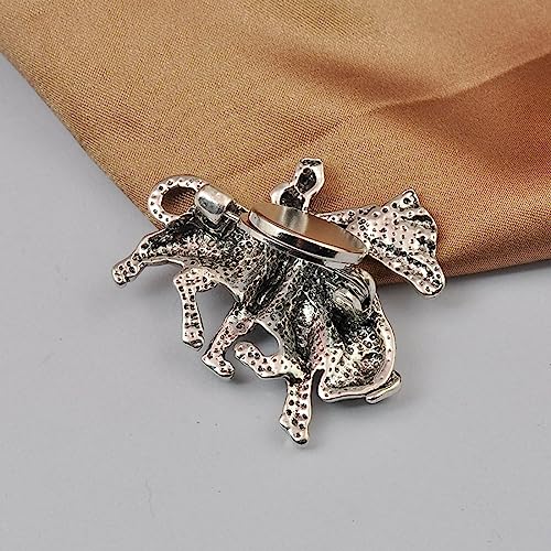 5 Pieces Strong Magnetic Brooch Converter Pin Keepers Harm-Free Clothing Magnet Buckle Tie Free Clothing Brooch Adapter - color: Silver