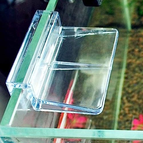 Ipetboom 8pcs Rimless Aquarium Lid Clips Thickness Acrylic Support Brackets for Fish Tanks Easy Install Fish Tank Cover Holders for Open Aquariums