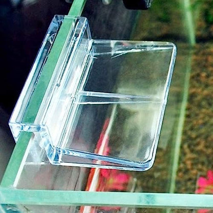 Ipetboom 8pcs Rimless Aquarium Lid Clips Thickness Acrylic Support Brackets for Fish Tanks Easy Install Fish Tank Cover Holders for Open Aquariums