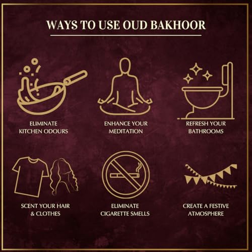 Oud Bakhoor Variety Box with Burner & Refill Box by Dukhni | Set of 2 | Authentic Arabic Bakhoor Incense | Gift Set & Starter Kit | Luxurious Long-Lasting Assorted Fragrances