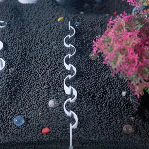 Aquarium Substrate Barrier Fish Tank Sand Screen Substrate Fence | Water Plant Fish Tank Bottom Fence, Separate Gravel in Aquarium or Terrarium - color: Style A