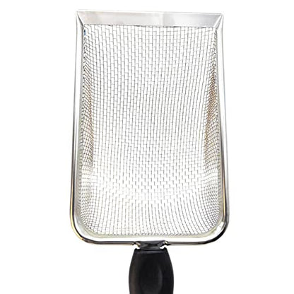 Reptile Sand Stainless Steel Fine Mesh Reptile Sube Metal Sand Shovel Terrarium Sube Litter Cleaner Plastic, Metal