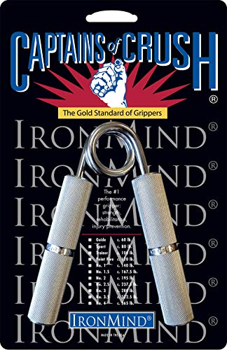 IronMind Captains of Crush Gripper | The Fastest Way to the Strongest Grip | The Gold Standard of Grippers | The Single Best Hand Strength Training Tool You Can Buy | Made in the USA - size: 6. No. 1.5 (167.5 lb)