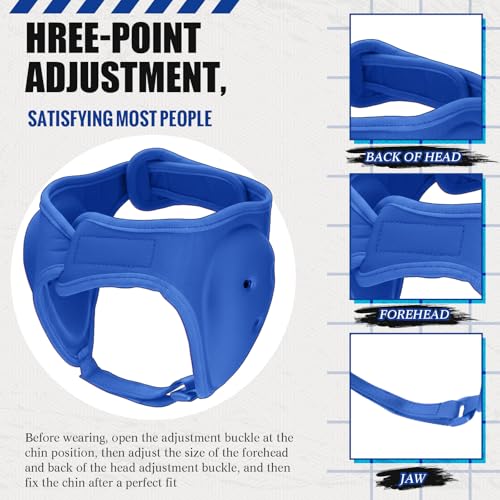 VioraWhite Wrestling Headgear for Kids Youth with Protective Knee Pads Soft Grappling Headgear Wrestling Ear Protection Thick Sponge Anti Slip Knee Sleeve for Sparring Brazilian Jiu Jitsu
