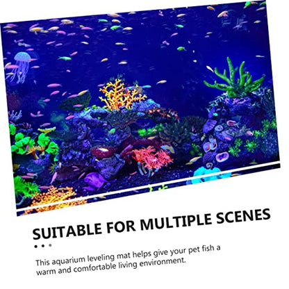 Nonslip Thickened Fish Tank Mat Aquarium Pad Support Protective Bottom Mat for Fish Tanks Wear-Resistant and Aging-Resistant Design