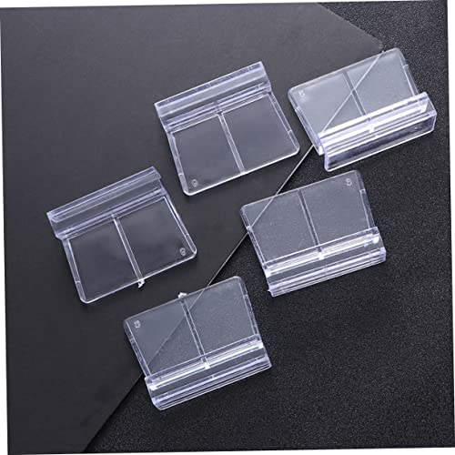 Happyyami 10pcs Acrylic Fish Tank Cover Holder Bracket for Support Practical Aquarium Rack for Fish Tank and Stability