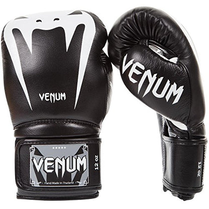 Venum Giant 3.0 Boxing Gloves - Nappa Leather - color: Black/White, size: 14 oz