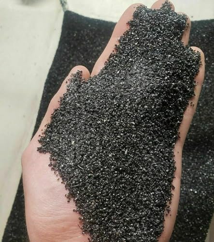 The Frog House Black Aquarium Sand Substrate (35lbs) - size: 35 pounds