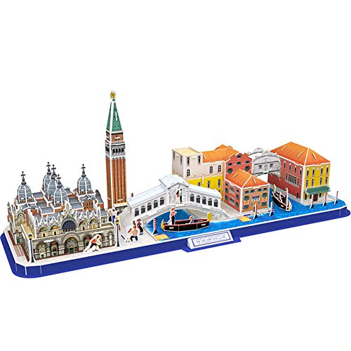 CubicFun City Line Venice 3D Architecture Puzzle, 126 Pieces - style: CITY LINE VENICE
