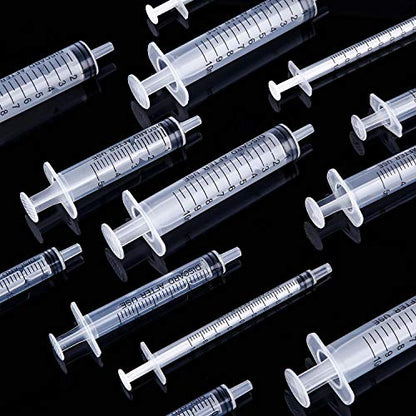Frienda 20 Packs Syringes Without Needles,1 Ml/ 3 Ml/ 5 Ml/ 10 Ml | Large Plastic Measuring Tools for Food, Horse Care, Lab Dispensing, Graduated Markings, Reusable Multipurpose Applicators - size: 1 ml/ 3 ml/ 5 ml/ 10 ml