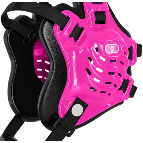 GCA Nelson Adult Wrestling Headgear Pro Adjustable Ear Guard D1 | BJJ MMA Universal Fit - color: Pink/Black/Black
