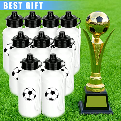 Zubebe 36 Pcs Sports Water Bottles Bulk Squeeze Reusable Bpa-free Plastic Water Bottles End of the Year Gifts Summer Gifts for Students School Travel Hiking Cycling Event Team Gift - color: White