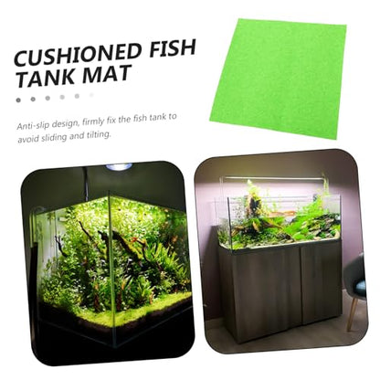 LIOOBO Nonslip Fish Tank Mat Soft Bottom Pad for Aquarium Thick Skid Cushion for Fish Tank Durable Aquarium Mat for Enhanced Stability and Insulation