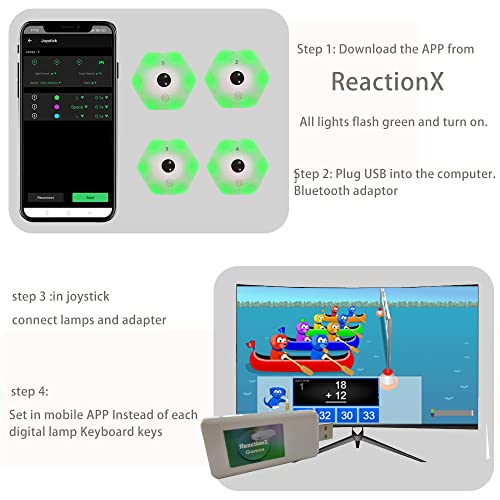 【queling】 Joystick Adapter for ReactionX Reaction Training Lights