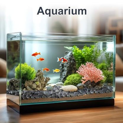 Pulovin 20 lbs River Rocks for Landscaping, 1-2 inch Natural Rocks for Aquarium, Fish Tank, Decorative Garden Stones for Plants, Flower Pots, Vase, Walkways - size: 1-2 Inch