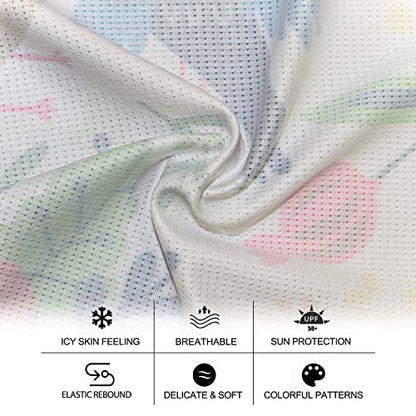 Women UPF 50+ Face Mask Sun Protection Fashion Colorful Neck Gaiter Scarf - color: Fcm-14
