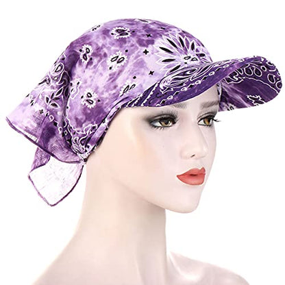 Generic Head Scarves For Cancer Patients Women Women Hijab Underscarf Head Coverings For Women Chemo Headwear For Women Hat, A-purple