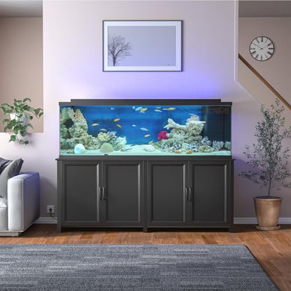 GDLF 180-200 Gallon Large Fish Tank Stand, Aquarium Stand with 72"*24" Tabletop Fits 125/150/180/200 Volumns Aquariums,2200LBS Capacity Heavy Duty - size: 180-200 Gallon