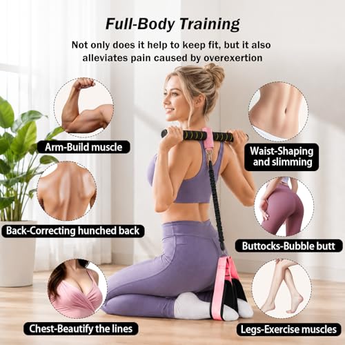 Pedal Resistance Bands with Handles, 3 Heavy Tube Adjustable Exercise Bands | Upgraded Resistance Fitness Band Set for Women and Men, Multifunction Exercise Equipment for Abdomen, Waist, Arm, Leg Workout