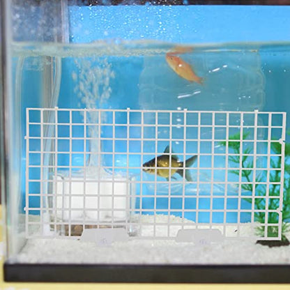 Toddmomy 1 Set Aquarium Divider Isolation Board Fish Tank Divider for Breeding Separation Suction Cup Compatible Easy Installation
