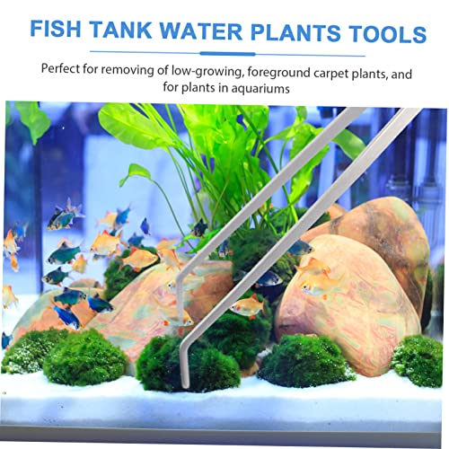 2pcs Long Aquarium Tweezers Professional Aquatic Plant Tongs for Aquascaping
