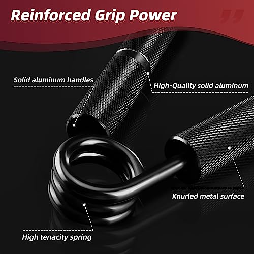 Hand Grip Strengthener Set, 6-Pack 50LB to 300LB Hand Grips Finger Strengthener, Heavy-Duty Grip Strength Trainer with Protective Foam for Forearm Exercise, Hand Gripper, Hand Therapy, Ideal for Home Gym and Muscle Building