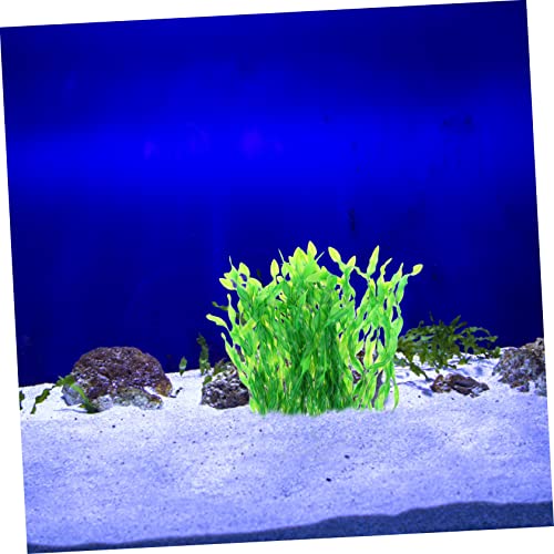 BESPORTBLE 10Pcs Realistic Underwater Kelp Grass Aquarium Landscape Props Fish Tank Water Plants Decor for Natural Fish Habitat and Home Desktop Decoration