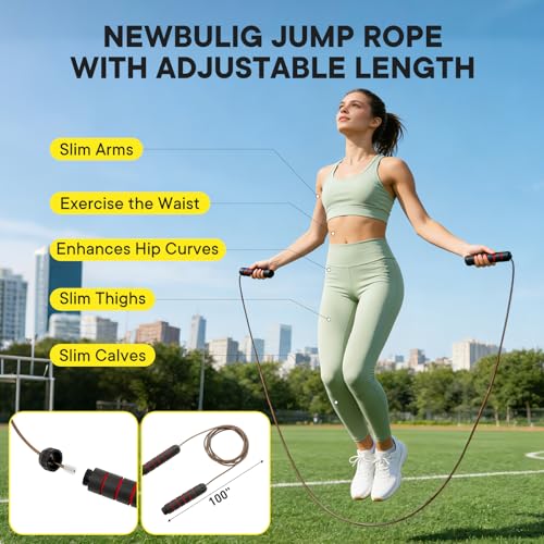 Agility Ladder Speed Training Equipment Set, 4 Adjustable Hurdles | 20 ft Ladder, 12 Cones, Jump Rope, Resistance Parachute, Soccer, Basketball, Football Practice Equipment for Youth, Adults