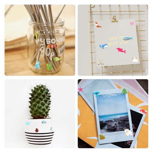 60 Sheets Puffy 3D Stickers for Kids & Toddlers, Variety Adhesive Sticker | Includes Animals Letters Numbers Fruits Dinosaur for Journal Water Bottle Scrapbooking Kids Classroom DIY Craft - style: Basic Style 3