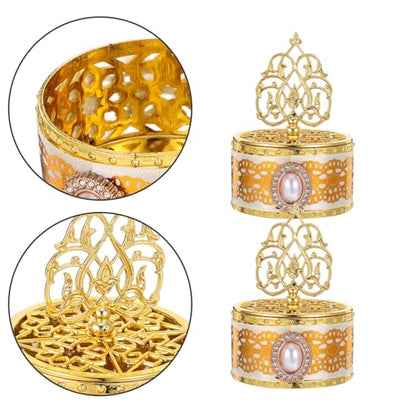 DOITOOL 6pcs Ramadan Candy Boxes Treat Storage Containers Arabian Party Favor Boxes for Weddings Birthdays Middle Eastern Sweet Cookie Wrap